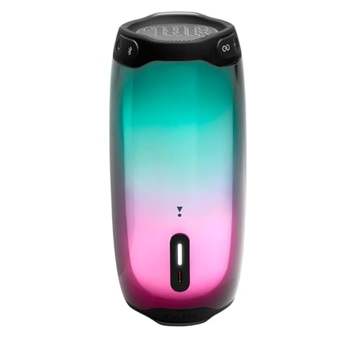 JBL Pulse 4 - Waterproof Portable Bluetooth Speaker with Light Show - Black