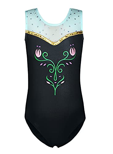 HOZIY Leotards for Girls Gymnastics 3t 4t Toddlers Black Blue Rose Ballet Dance Unitard