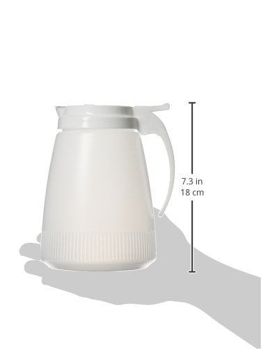 Winco PSUD-48 , Medium, White, Clear, 48 OZ, 1 Count (Pack of 1)