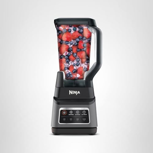Ninja Professional Plus Blender | Max Power Smoothie Blender, Ice Cream Maker, Frozen Drink Mixer & Margarita Machine | 3 Auto IQâ„¢ Presets, 1400 W, 72oz Total Crushing Pitcher | Dark Grey, BN701