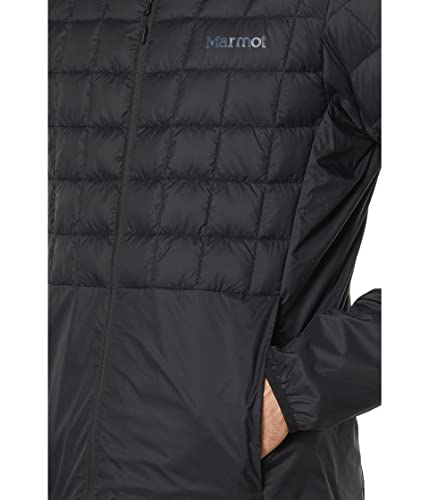 MARMOT Men's Echo Featherless Hybrid - Lightweight Down-Alternative Jacket, Black, Small