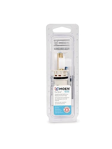 Moen 1222 Collection One Handle Posi-Temp Faucet Cartridge Replacement Tub Shower Only Configurations, 1 Pack, Brass