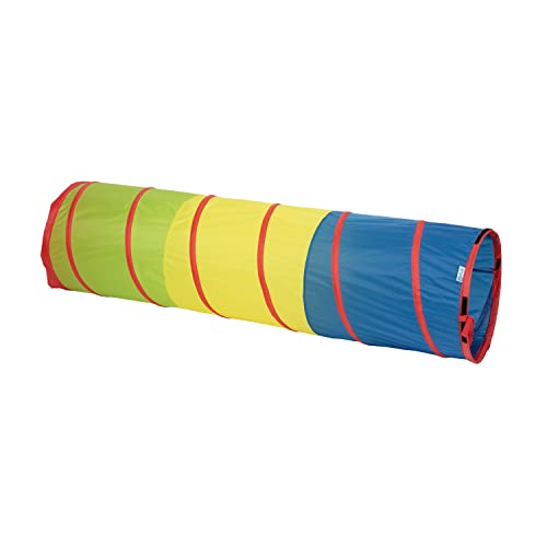 Pacific Play Tents 20560 Primary Colors 6' Play Tunnel 72" x 19" x 19"