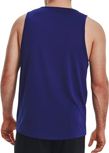 Under Armour Men's Tech 2.0 Tank Top, (468) Sonar Blue / / Black, Medium