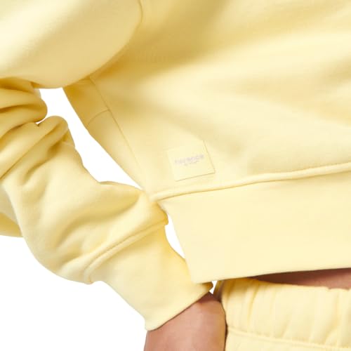 Florence by millsWomensCozy Crush Cropped Pullover SweatshirtBaby ButtercupX-Small