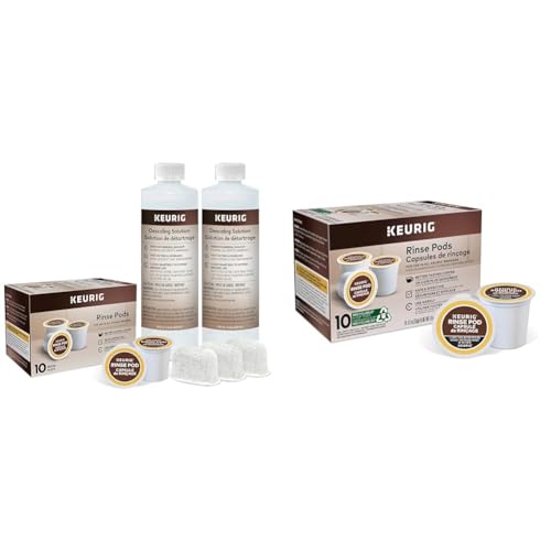 Keurig Brewer Maintenance Kit, Includes Descaling Solution, Water Filter Cartridges & Rinse Pods, Compatible with Keurig Classic/1.0 & 2.0 K-Cup Pod Coffee Makers, 14 count