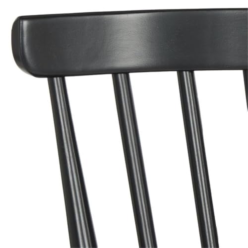SAFAVIEH American Homes Collection Addison Spindle Back Settee, 0, Black