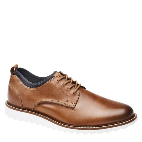 Johnston & Murphy Men's Duncan Plain Toe Tan 8.5 M US
