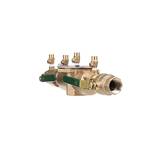 Watts 00063234 LF007M2-QT Double Check Valve Assembly Quarter Turn, 1 1/2 Inch