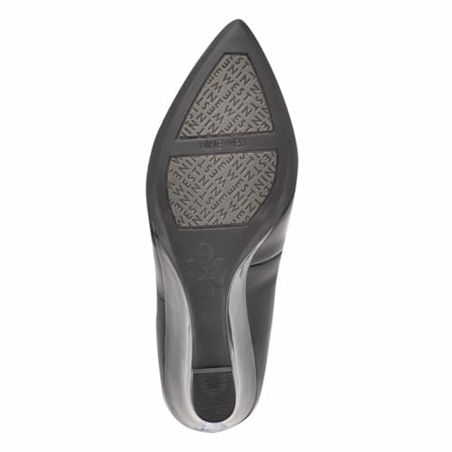 Nine West® Cal9X9 Wedges for Women – Leather Upper – Man-Made Lining and Outsole – Slip-On Black 1 10 M