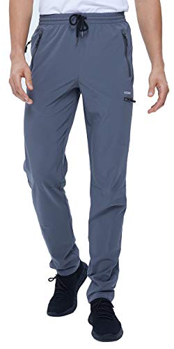 VEOBIKE Mens Outdoor Fishing Pants Lightweight Quick Dry Water Resistant Travel Drift Cargo Pants Zipper Pockets