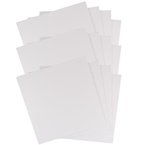 FREDRIX Artist Series Primed Canvas Panels, 12" x 12", Pack of 12
