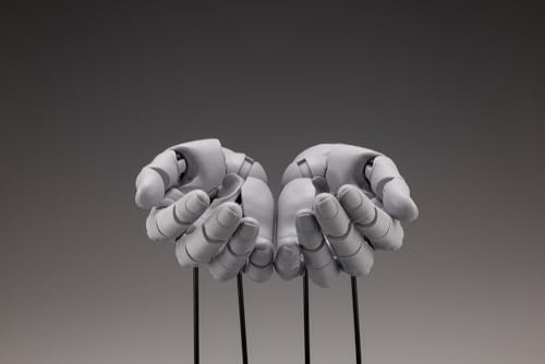 Kotobukiya ARTIST SUPPORT ITEM Hand Model / L -GRAY - 1/1 Scale Action Figure