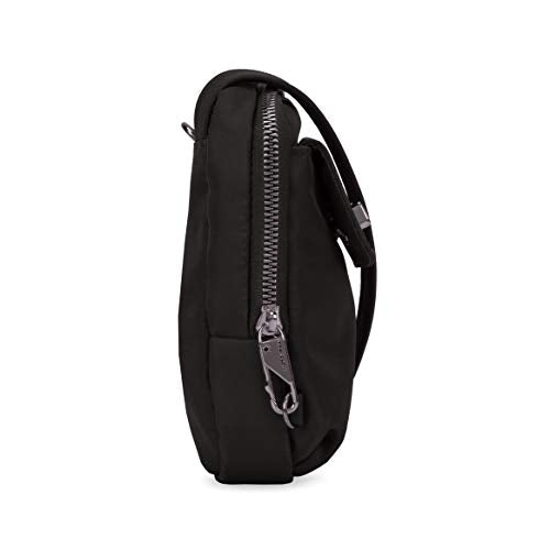 Travelon Anti-Theft Tailored Crossbody Phone Pouch, Onyx