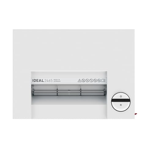 ideal. 2465 Continuous Operation Strip Cut Deskside Paper/CD/DVD Shredder, 19-22 sheet, 9 Gal. Bin, 3/4 HP Motor, P-2 Security Level