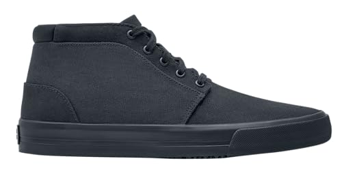 Shoes for Crews Cabbie II, Unisex Slip Resistant Work Shoes, Black, Size 10.5/12