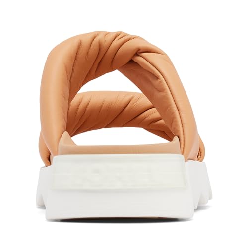 Sorel Women's Viibe Twist Slide Sandals - Honey White, Gum 17 - Size 10