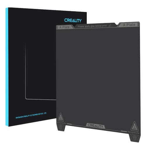 Creality Original K1 Build Plate PEI Sheet, 235x235mm Smooth Surface Flexible Removable Spring Steel Print Platform for Ender 3S1/3 S1 Pro/3 Neo/3 V2 Neo/5 S1/3V3 SE/KE K1C(Without Magnetic Base)