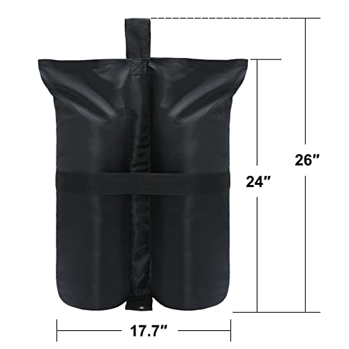 ABCCANOPY Heavy Duty Weight Bags, Black(115lb)