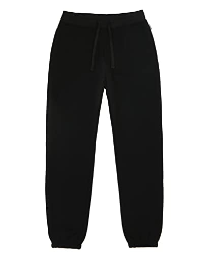 Southpole Women's Relaxed Fit Sweatpants, Black, Small