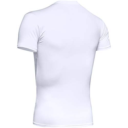 Under Armour Men's Tactical HeatGear® Compression V-Neck T-Shirt Medium White