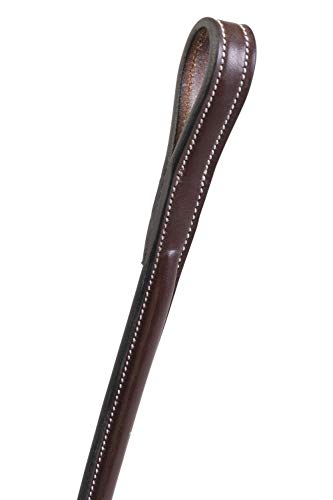 Huntley Equestrian Sedgwick Leather Fancy Stitched Raised Standing Martingale (Australian Nut, Small Pony)