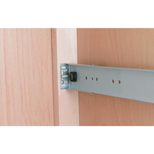 Rev-A-Shelf Double Pullout Trash Can for Under Kitchen Cabinets 27 Quart 8.75 Gallon, Top Mount 11.75 Inch Wide, White, 4WCTM-15DM2-162