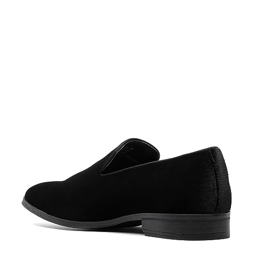 Stacy Adams Men's Savian Velour Slip-On Loafer, Emerald, 12