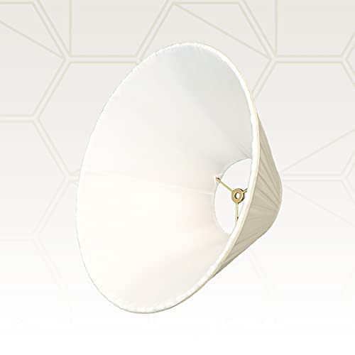 Royal Designs "Coolie Empire Side Pleat Basic Lamp Shade, Beige, 4.5"" x 12"" x 7.5""" (BS-727-12BG)