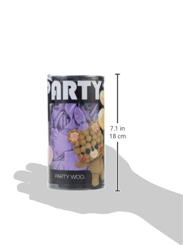 PartyWoo Metallic Purple Balloons, 100 pcs Purple Metallic Balloons Different Sizes Pack of 36 Inch 18 Inch 12 Inch 10 Inch 5 Inch Chrome Purple Balloons for Birthday Party Decorations, Purple-G105