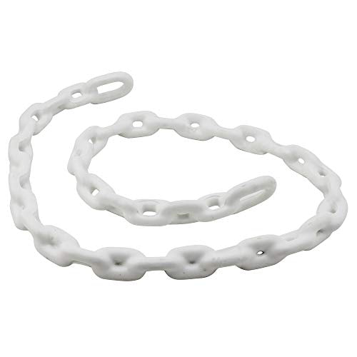 Extreme Max 3006.6587 BoatTector PVC-Coated Anchor Lead Chain - 1/4" x 4', White