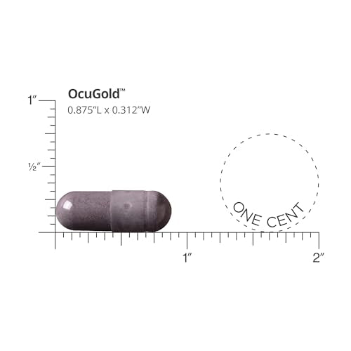 DOCTORS' PREFERRED Clinical-Grade OcuGold with Lutein and Zeaxanthin, Bilberry, Saffron for Macula & Retina Health, Digital Eye Strain, Eye Fatigue and Visual Performance - 30 Vegan Capsules