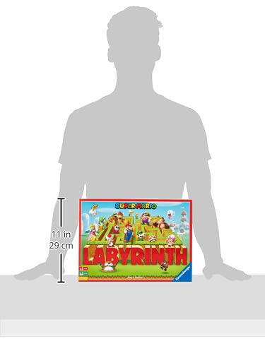 Ravensburger Super Mario Labyrinth - Engaging Family Board Game | Fun for Kids & Adults | Ages 7 and Up | Dynamic Maze Game | Stimulating Replay Value | Supports 2-4 Players