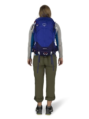 Osprey Sirrus 24L Women's Hiking Backpack, Elderberry Purple/Chiru Tan