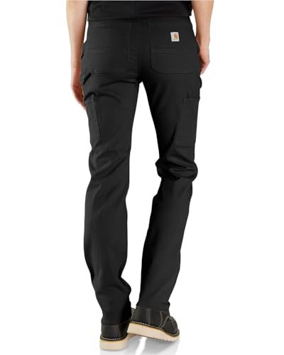 Carhartt Women's Rugged Flex Relaxed Fit Canvas Work Pant, Gravel