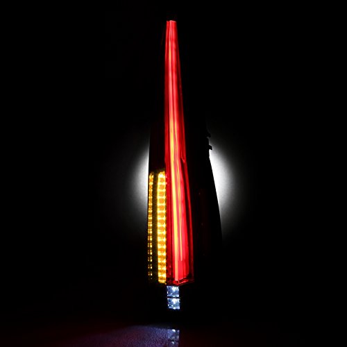 AKKON - For 2007 2008 2009 2012 2013 2014 Chevy Tahoe Suburban | GMC Yukon 2 in 1 LED Tail Lights Set - Black