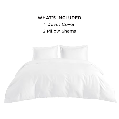 Bedsure Brushed Duvet Cover Queen Size - Soft and Breathable Eucalyptus Lyocell Cotton Hybrid Comforter Cover Set for Hot Sleeper - Hypoallergenic and Moisture Wicking, Cooling Bedding Set, Terracotta