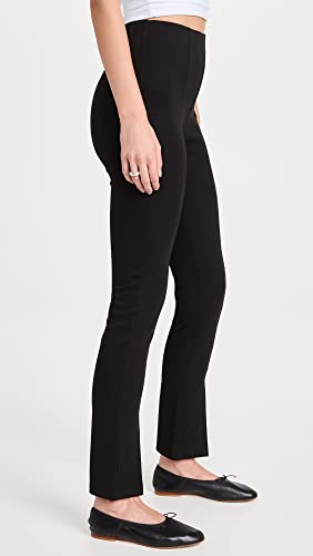 English Factory Women's Front Slit Pants, Black, XS