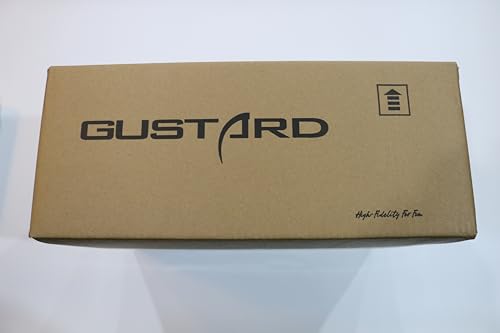Gustard R26 Discrete R2R DAC, DSD512 PCM768kHz K2 Clock R2R-1Bit Balanced Preamp Digital-Analog Audio Converter Streamer with Remote Control (Black)