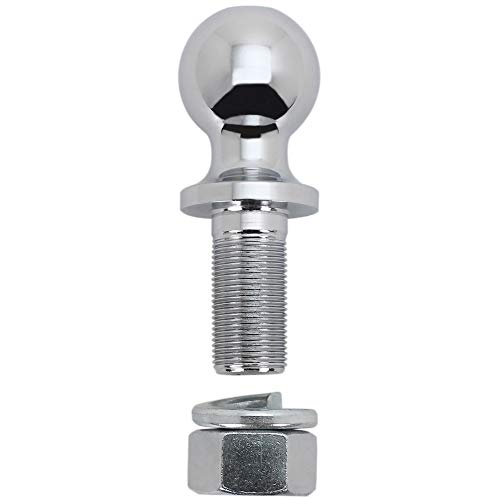 Quick Products QP-HB3004S 1-7/8" Chrome Hitch Ball - 1" Diameter x 2-1/8" Long Shank - 2,000 lbs.