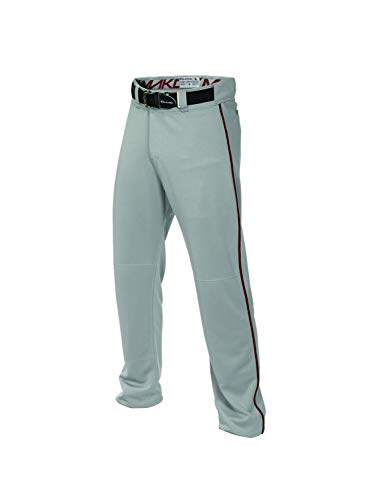 EASTON MAKO 2 Baseball Pant, Adult, Medium, Grey/Black