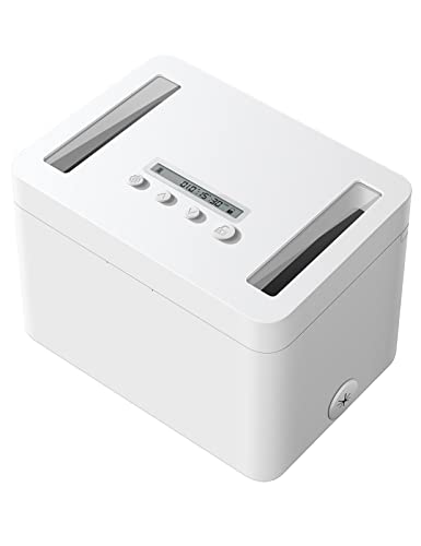 Vaydeer Metal Timed Lock Box, Phone Lock Box with Child Lock and LED Display, Self-Control Time Locking Container for Cell Phones, Snacks, Alcohol or Other Temptations Up to 365 days