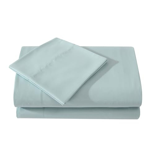 1888 Mills Twin Sheet Set – 3 Piece Bedding – Soft and Shrinkage Resistant Deep Pockets True Classic Microfiber Bed Sheet Set (Blue, Twin)