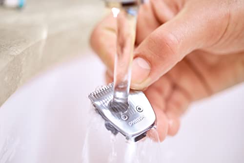 Philips Norelco Multigroom Series 5000 18 Piece, Beard Face, Hair, Body and Intimate Hair Trimmer for Men - NO BLADE OIL MG5910/49