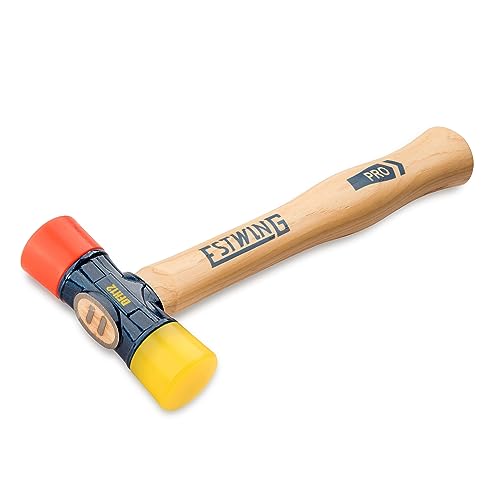 Norske Tools Newly Improved NMAP001 13 inch Laminate Flooring and Siding Cutter & Estwing - DFH-12 Rubber Mallet - 12 oz Double-Face Hammer with Soft/Hard Tips