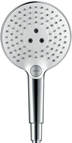 hansgrohe Raindance Select S Easy Install 5-inch Handheld Shower Head Modern 3 Whirl, Rain, RainAir 04529400