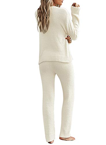luvamia Lounge Sets For Women Fuzzy Two Piece Pants Set For Women Loungewear Sets Woman Womens 2 Piece Lounge Set Lounge Sets For Women 2 Piece Rust Size XX-Large Fits Size 20 Size 22