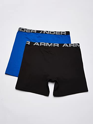 Under Armour boys Charged Stretch Jock, Lightweight & Smooth Stretch Fit Boxer Briefs, Ultra Blue, Large US
