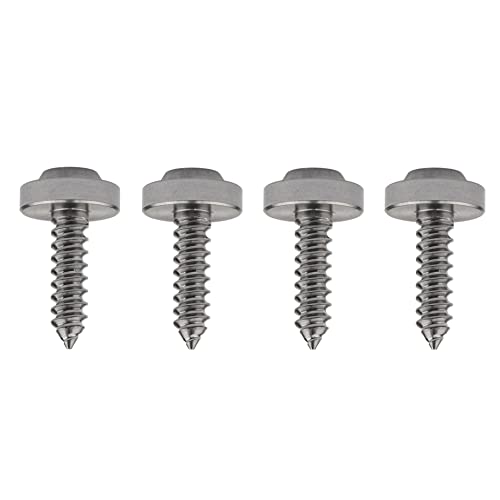 Wanyifa Titanium M4 M5 15 17 20mm Self Tapping Screw Torx Head Motorcycle Bolt Pack of 4 (M5x20mm, Normal Titanium)
