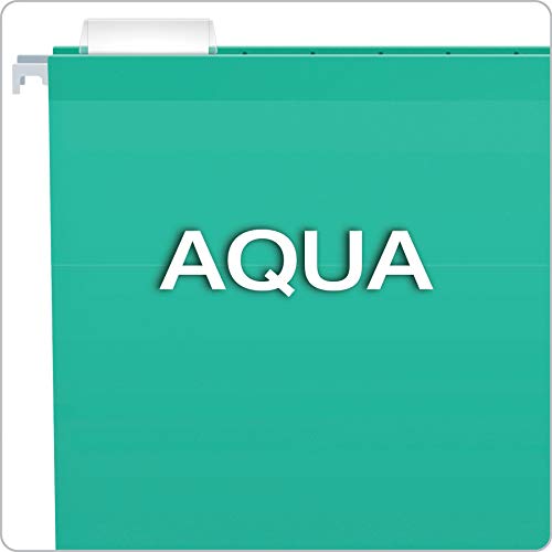 Pendaflex Hanging File Folders, Legal Size, Aqua (PFX415315AQU)